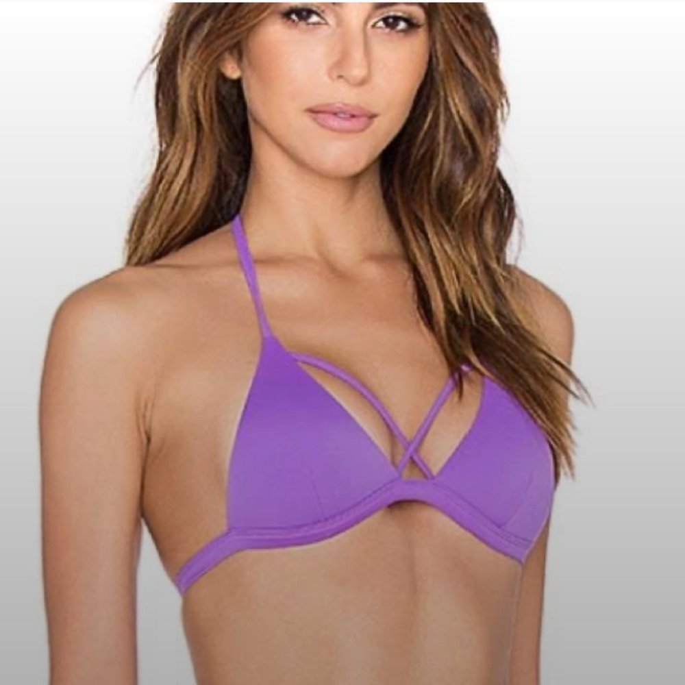 NWT L’AGENT Provocateur Violet bikini top